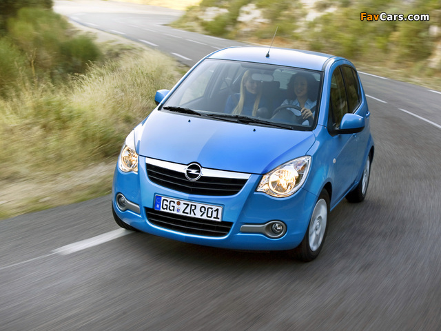 Opel Agila (B) 2008 pictures (640 x 480)