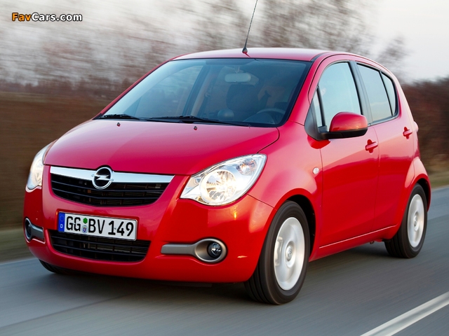 Opel Agila ecoFLEX (B) 2009 wallpapers (640 x 480)