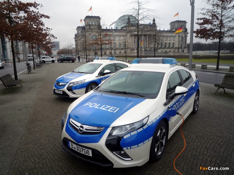Pictures of Opel Ampera Polizei 2011 (800 x 600)