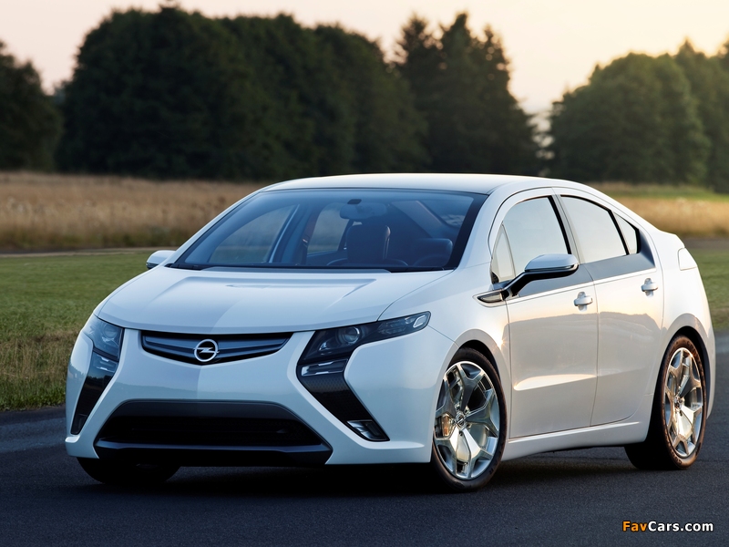 Opel Ampera Concept 2009 wallpapers (800 x 600)