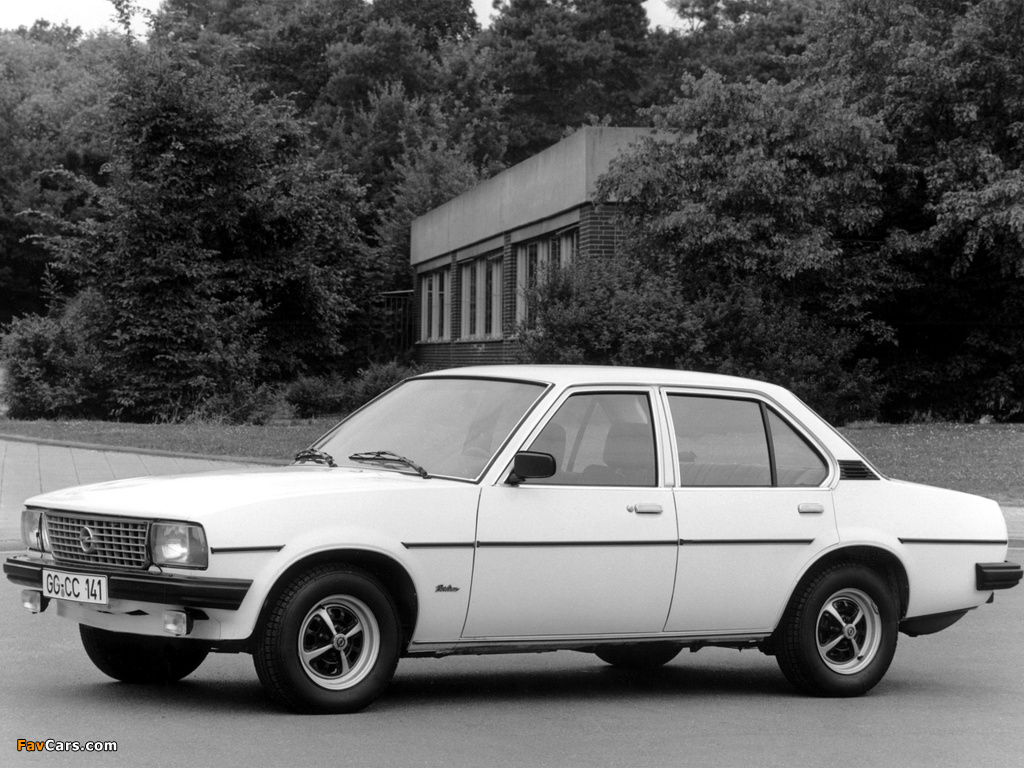 Opel Ascona Berlina (B) 1975–81 photos (1024 x 768)