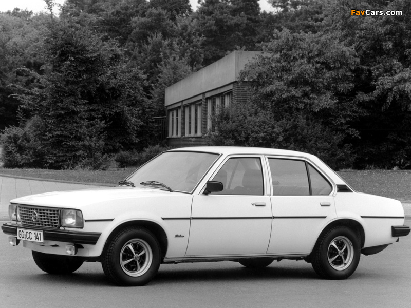 Opel Ascona Berlina (B) 1975–81 photos (800 x 600)