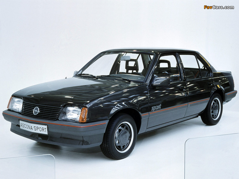 Opel Ascona Sport (C1) 1984 images (800 x 600)
