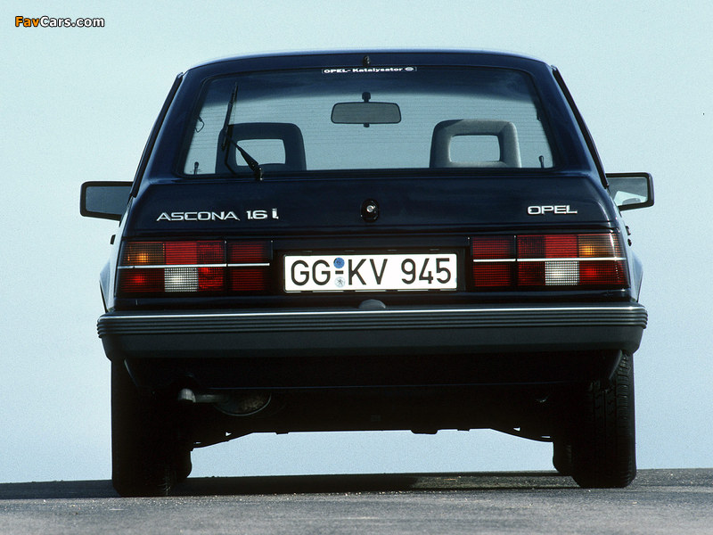 Opel Ascona CC (C3) 1986–88 images (800 x 600)