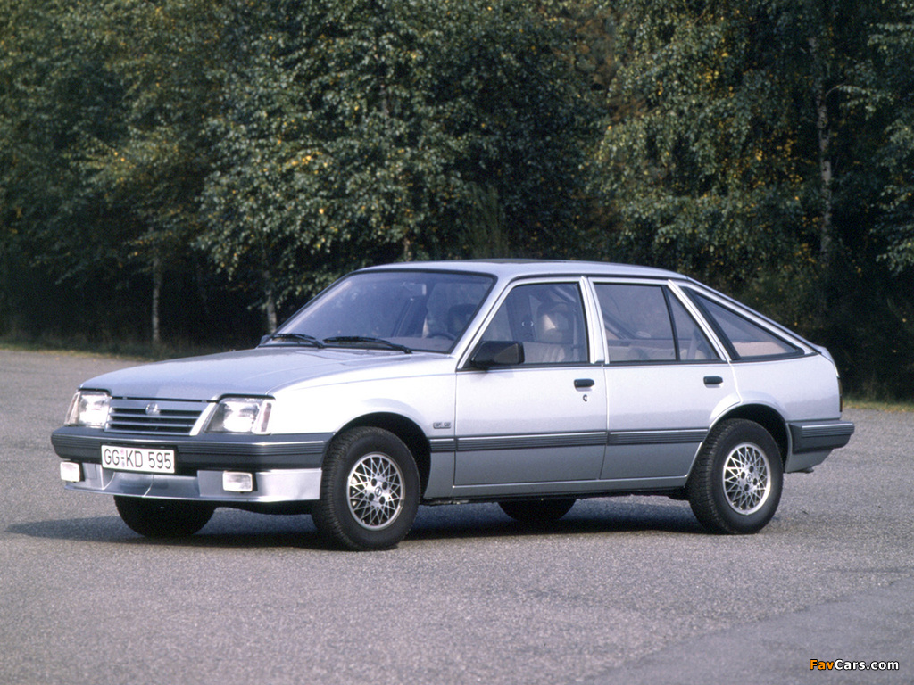 Opel Ascona CC (C3) 1986–88 pictures (1024 x 768)