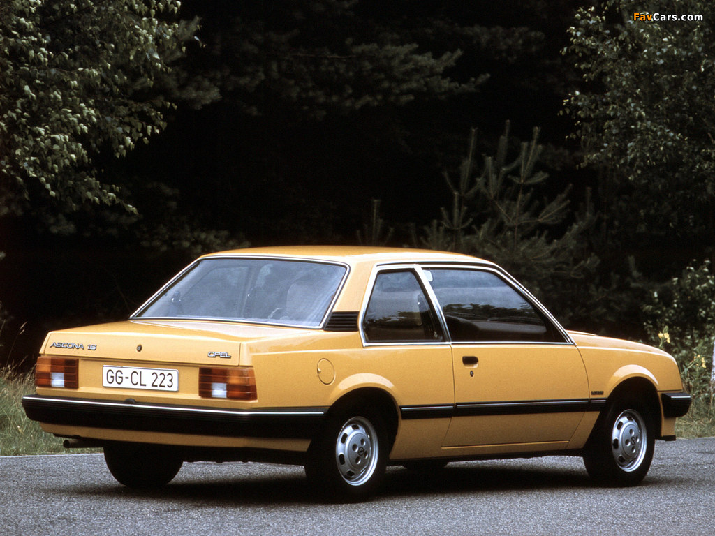Photos of Opel Ascona 2-door (C1) 1981–84 (1024 x 768)