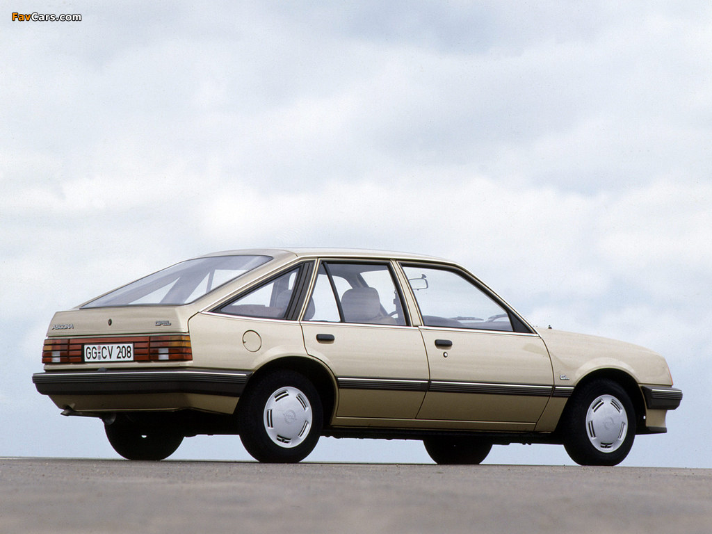 Photos of Opel Ascona CC (C2) 1984–86 (1024 x 768)