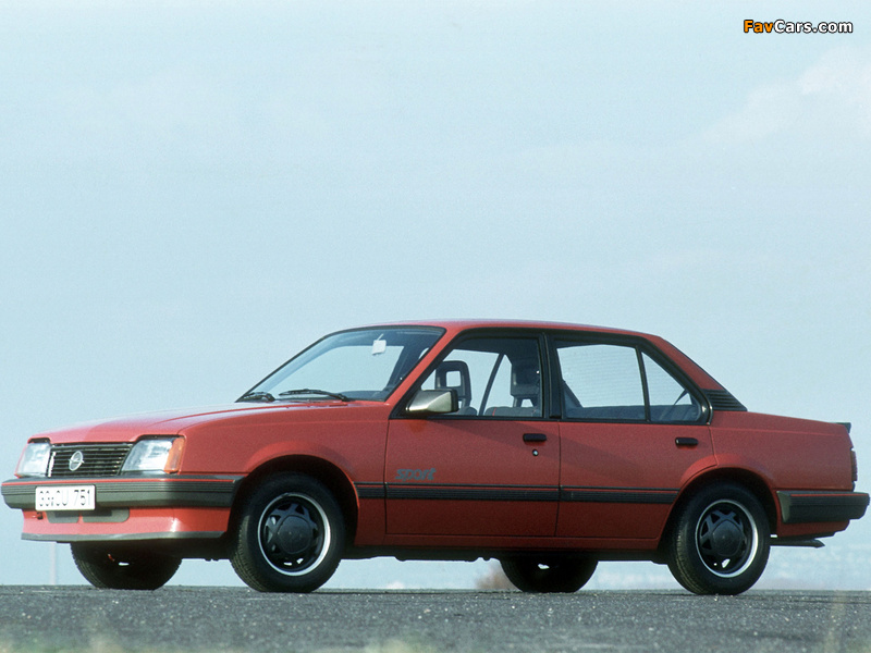 Photos of Opel Ascona Sport (C1) 1984 (800 x 600)