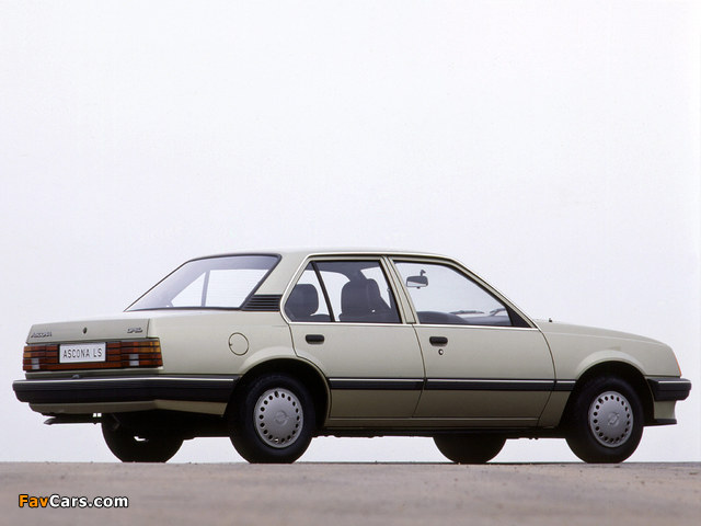 Photos of Opel Ascona (C2) 1984–86 (640 x 480)