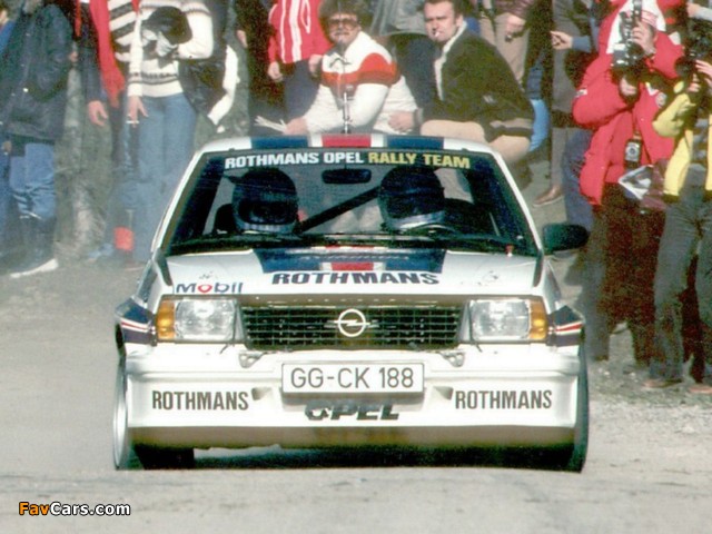 Photos of Opel Ascona B400 Rally Version (B) (640 x 480)