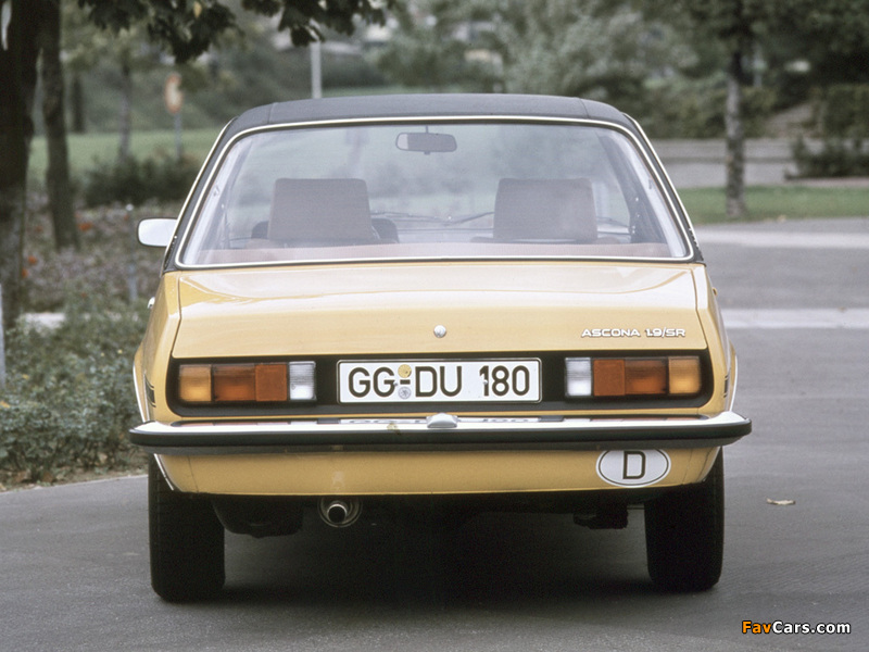 Pictures of Opel Ascona SR (B) 1975–81 (800 x 600)