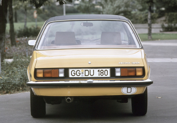 Pictures of Opel Ascona SR (B) 1975–81