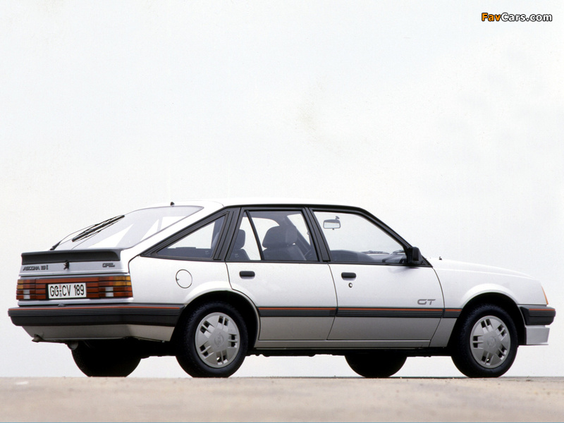 Pictures of Opel Ascona CC GT (C2) 1984–86 (800 x 600)