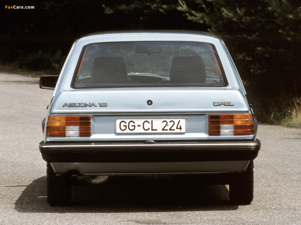 Opel Ascona CC (C1) 1981–84 wallpapers (1024 x 768)