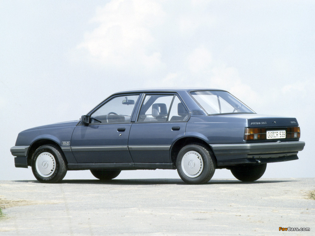 Opel Ascona (C3) 1986–88 wallpapers (1024 x 768)