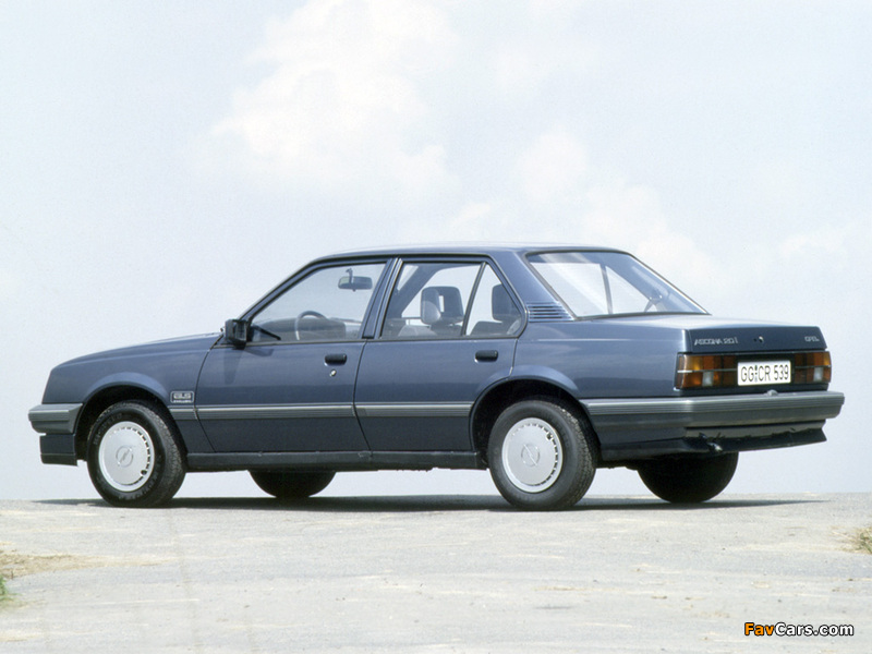 Opel Ascona (C3) 1986–88 wallpapers (800 x 600)