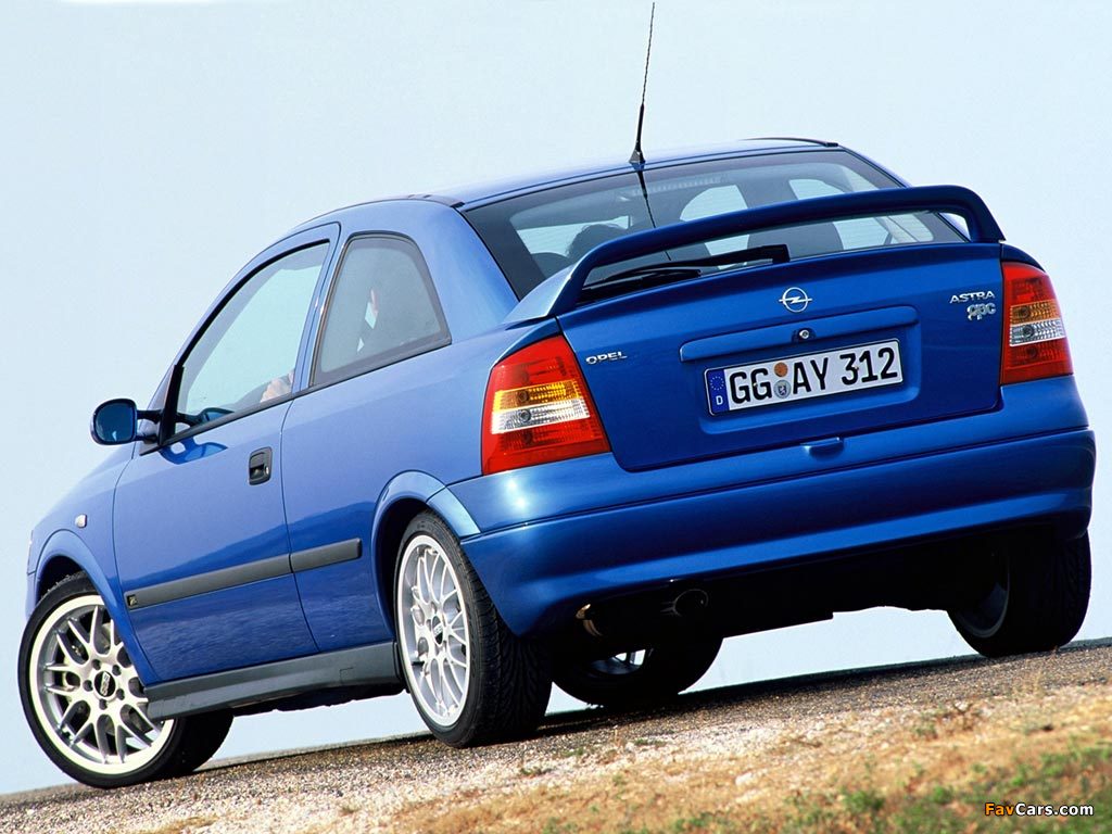 Images of Opel Astra OPC (G) 1999–2001 (1024 x 768)