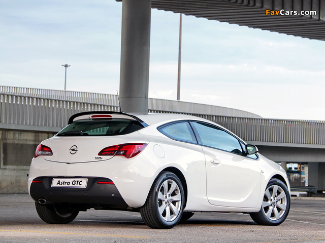 Images of Opel Astra GTC ZA-spec (J) 2012 (640 x 480)
