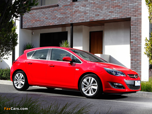 Images of Opel Astra AU-spec (J) 2012–13 (640 x 480)