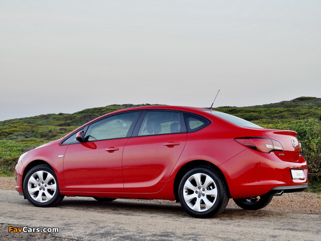 Images of Opel Astra Sedan ZA-spec (J) 2013 (640 x 480)