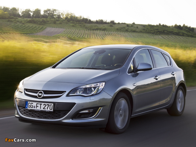 Images of Opel Astra ecoFLEX (J) 2013 (640 x 480)