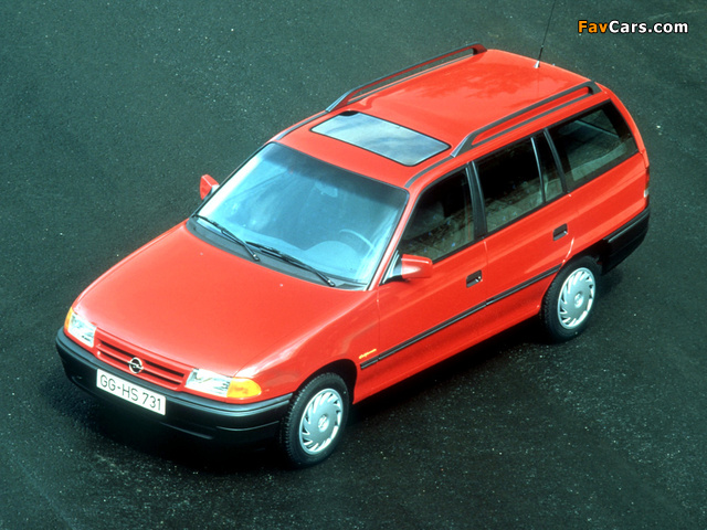 Opel Astra Caravan (F) 1991–94 photos (640 x 480)