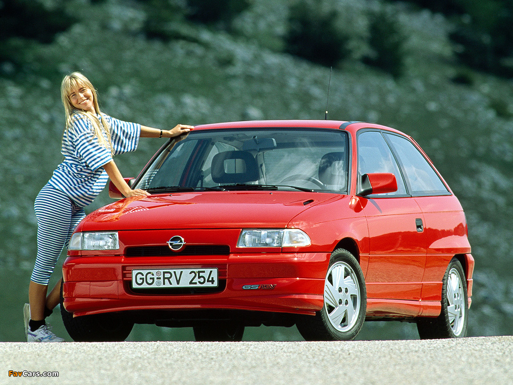 Opel Astra GSi (F) 1991–98 photos (1024 x 768)