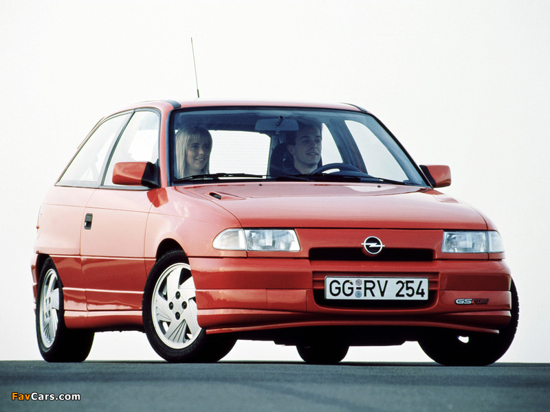 Opel Astra GSi (F) 1991–98 photos (800 x 600)