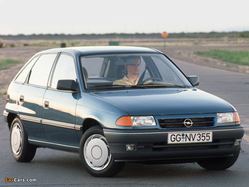 Opel Astra 5-door (F) 1991–94 wallpapers (800 x 600)