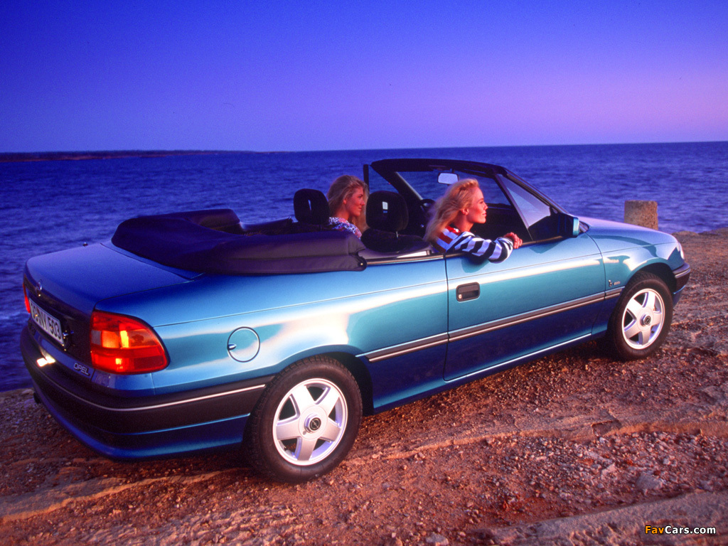 Opel Astra Cabrio (F) 1993–94 photos (1024 x 768)
