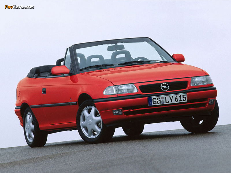 Opel Astra Cabrio (F) 1994–99 photos (800 x 600)