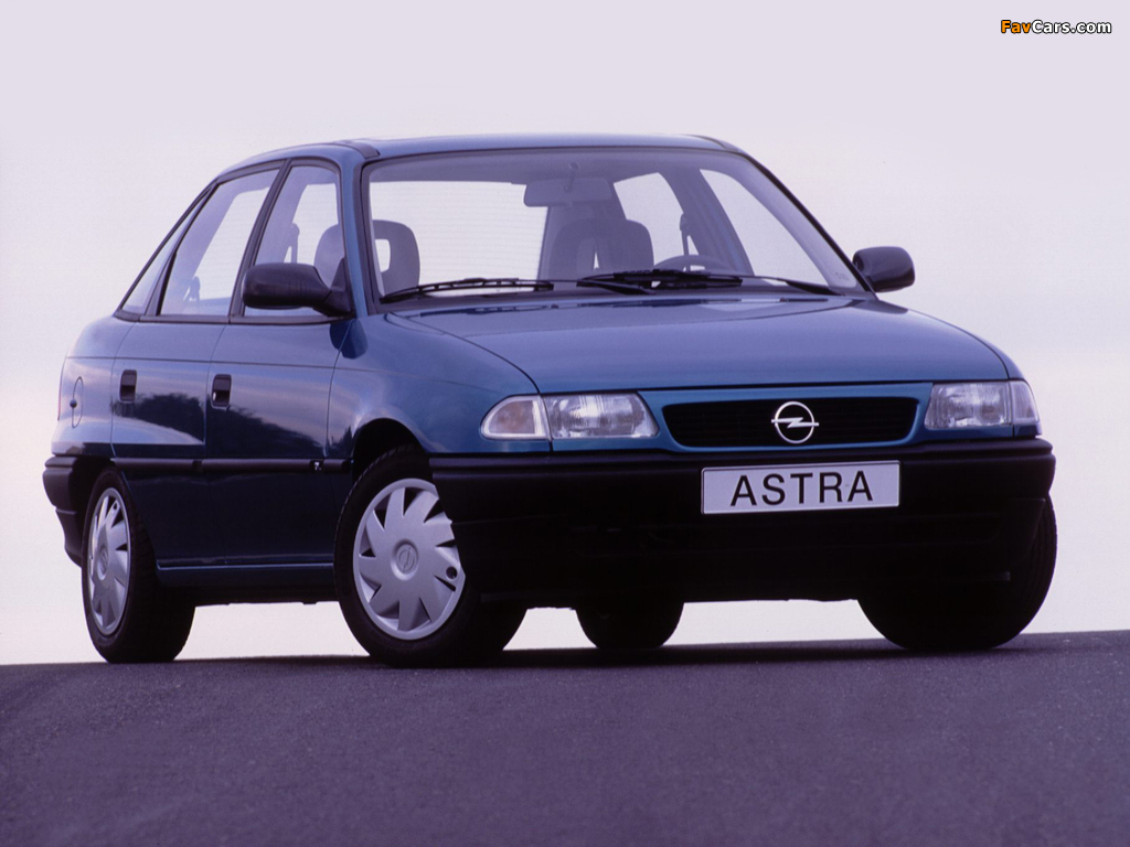Opel Astra Sedan (F) 1994–98 photos (1024 x 768)