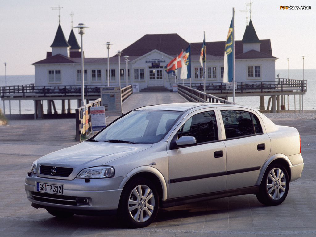 Opel Astra Sedan (G) 1998–2004 photos (1024 x 768)