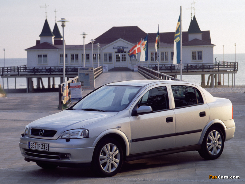 Opel Astra Sedan (G) 1998–2004 photos (800 x 600)