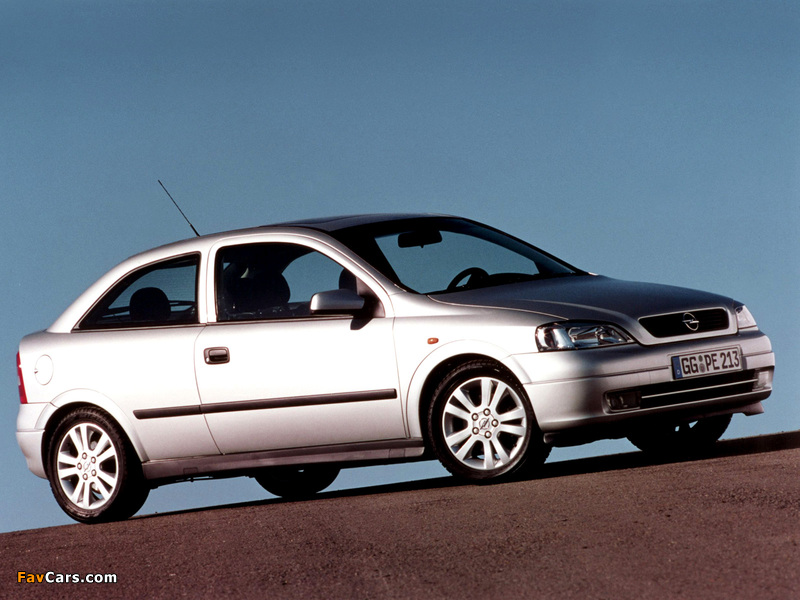 Opel Astra 3-door (G) 1998–2004 wallpapers (800 x 600)