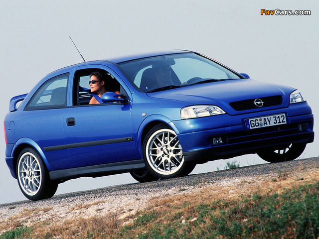 Opel Astra OPC (G) 1999–2001 wallpapers (640 x 480)
