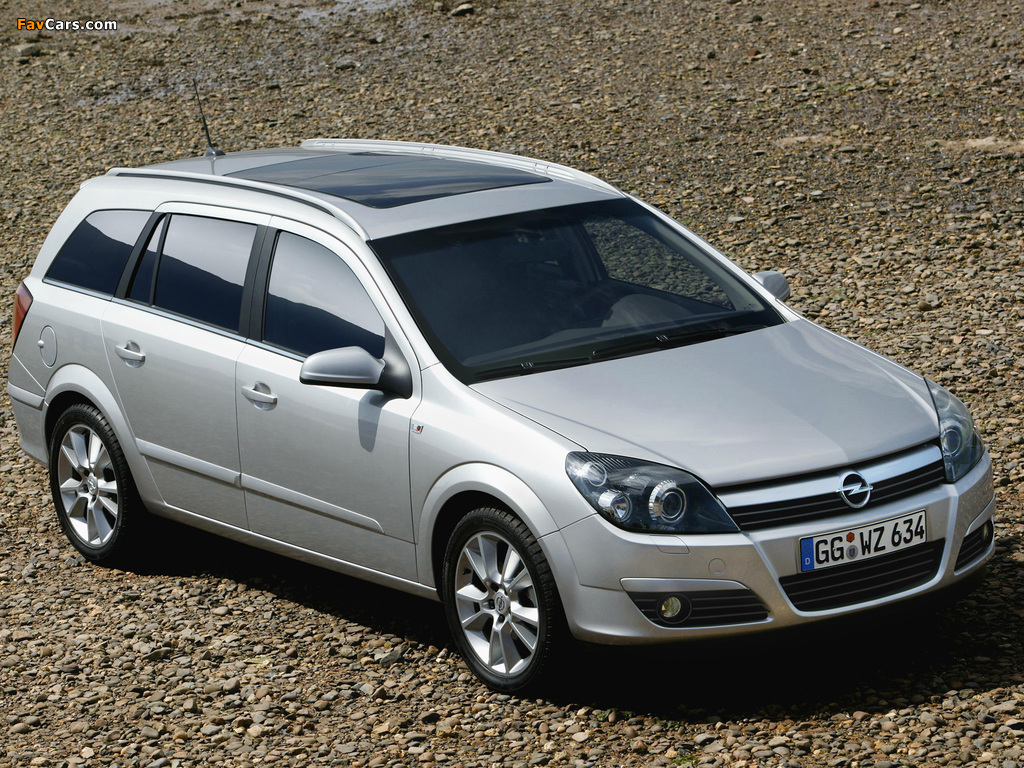 Opel Astra Caravan (H) 2004–07 photos (1024 x 768)