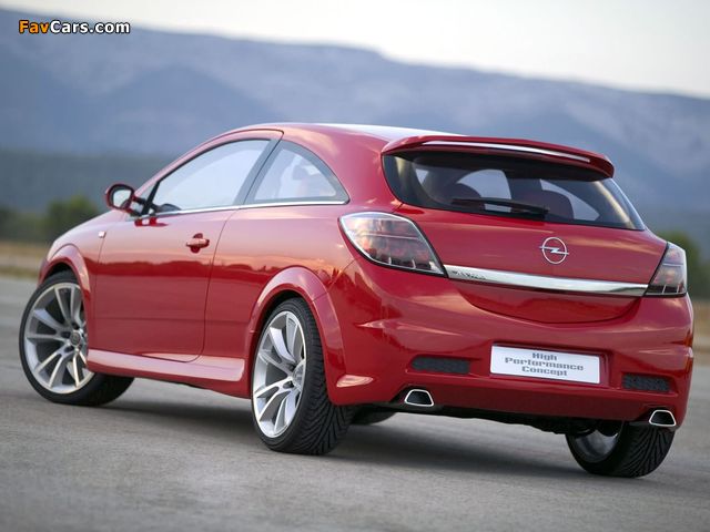 Opel Astra GTC High Performance Concept (H) 2004 pictures (640 x 480)
