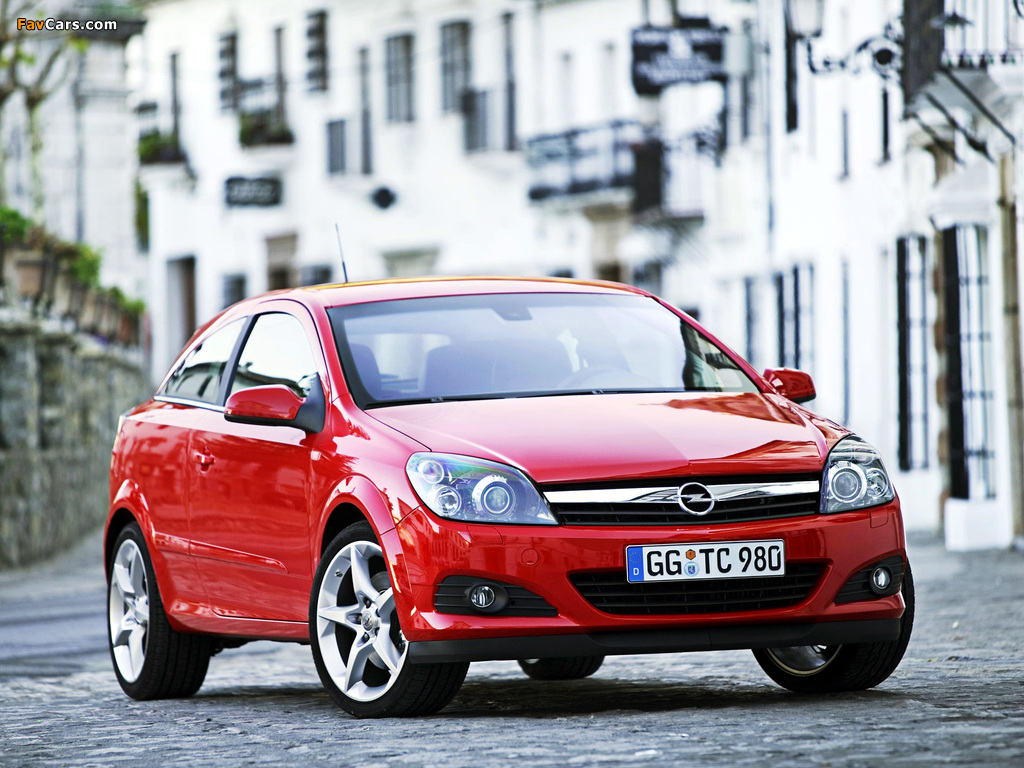Opel Astra GTC (H) 2005–11 images (1024 x 768)