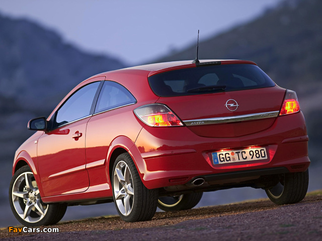 Opel Astra GTC (H) 2005–11 images (640 x 480)