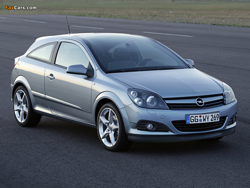 Opel Astra GTC (H) 2005–11 pictures (800 x 600)
