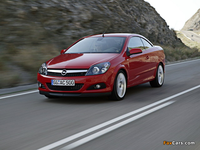 Opel Astra TwinTop (H) 2006–10 wallpapers (640 x 480)