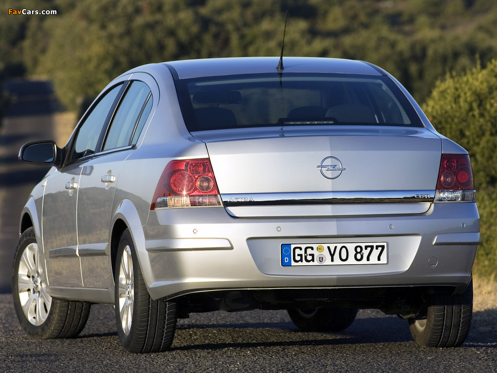 Opel Astra Sedan (H) 2007 photos (1024 x 768)