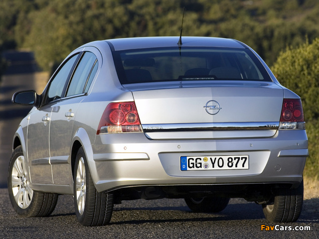 Opel Astra Sedan (H) 2007 photos (640 x 480)