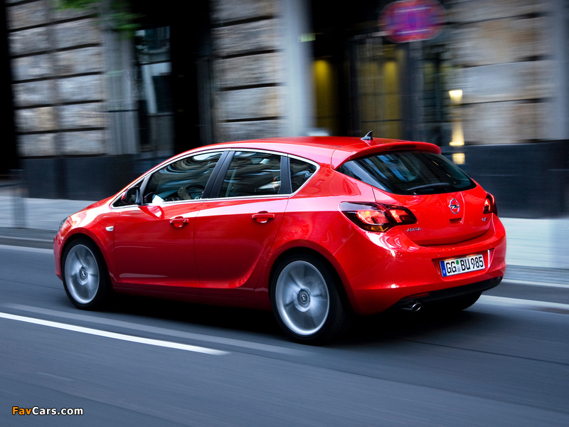 Opel Astra 5-door (J) 2009 photos (800 x 600)