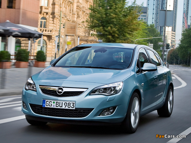 Opel Astra 5-door (J) 2009 pictures (640 x 480)