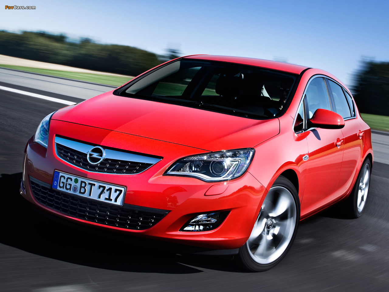 Opel Astra 5-door (J) 2009 wallpapers (1280 x 960)