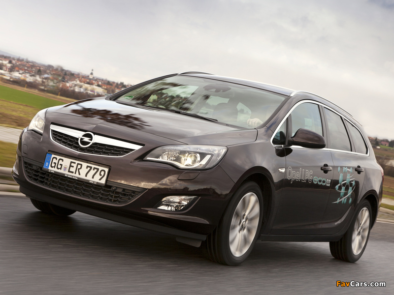 Opel Astra ecoFLEX Sports Tourer (J) 2010–12 images (800 x 600)