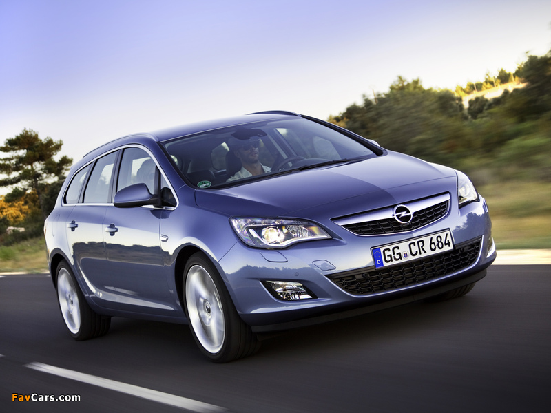 Opel Astra Sports Tourer (J) 2010–12 pictures (800 x 600)