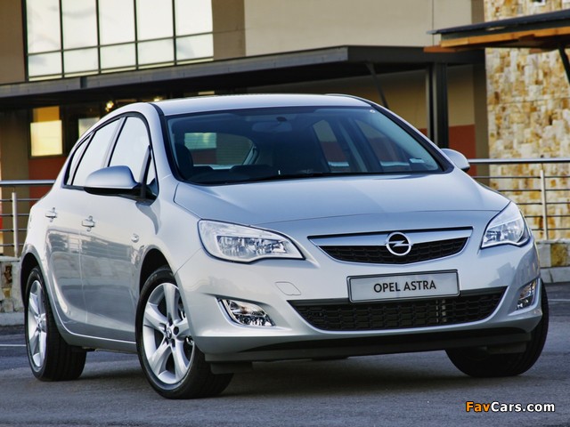 Opel Astra 5-door ZA-spec (J) 2010 wallpapers (640 x 480)